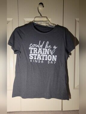 'Yellowstone' Inspired Gray Graphic Tee with Reference